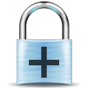 File:Padlock-skyblue-plus.svg